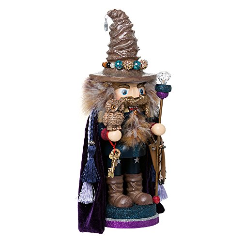 15" Hollywood Wizard Nutcracker with Owl A369