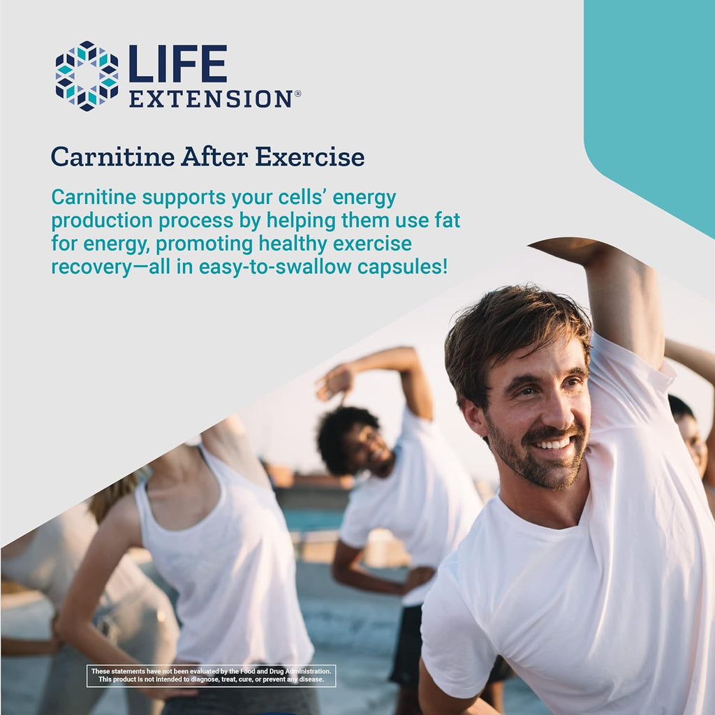 L-Carnitine Supplement 60 Capsules T4197
