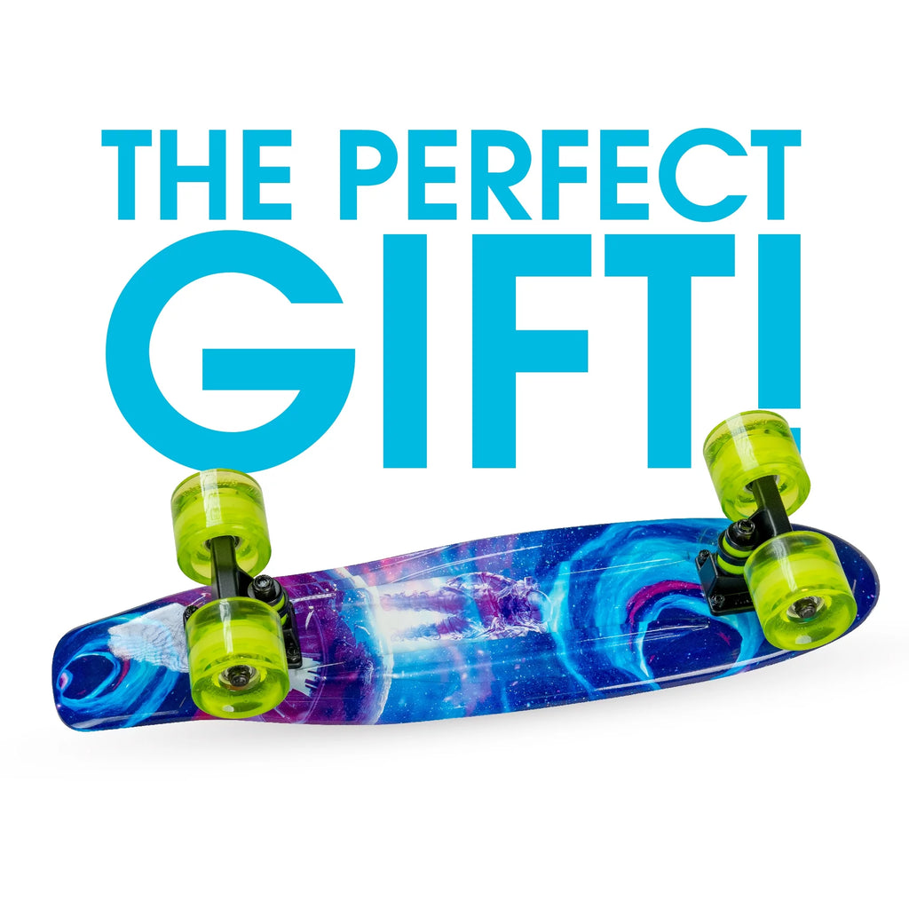 22" Retro Mini Cruiser Skateboard with 62 mm Wheels T81150