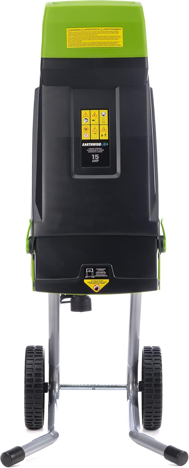 15-Amp Electric Corded Chipper/Shredder with Collection Bag E317569