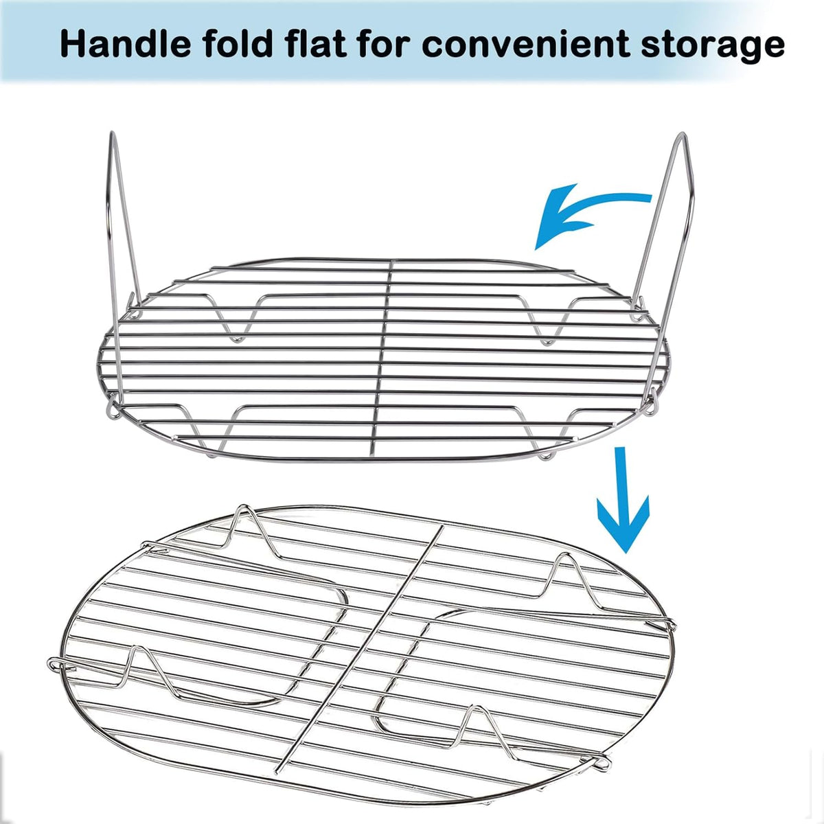 Chrome Pack of 2 Steam and Roast Rack J94362