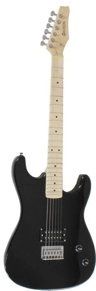 Black Electric Guitar with Amp and Case J432