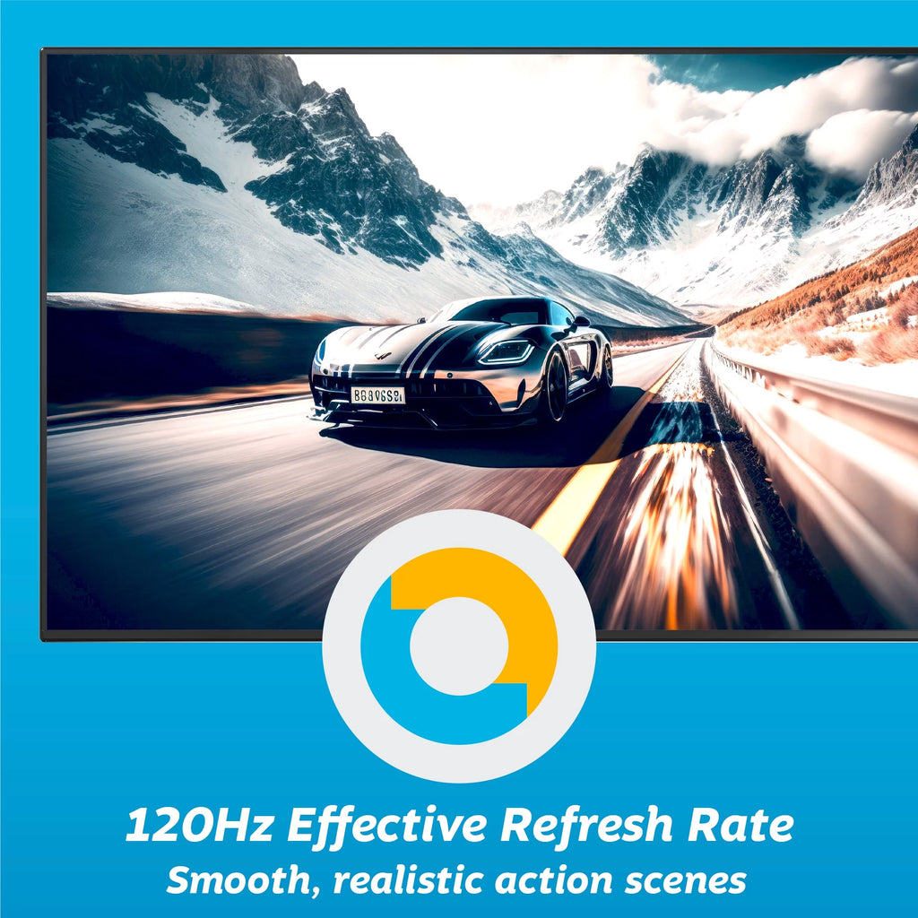 55" 4K UHD HDR Smart TV, 120Hz Effective Refresh Rate T40139