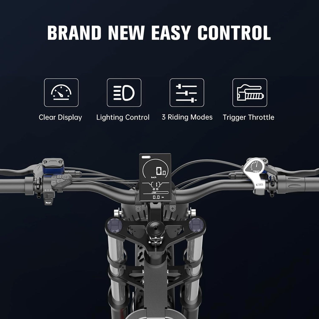 2000W 35AH Removable Battery 20" Mountain Electric Bike K355378