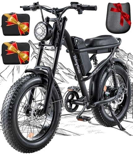 1500W Electric Bike with Full Suspension, 20" Fat Tire, 31.2AH Battery Z3162