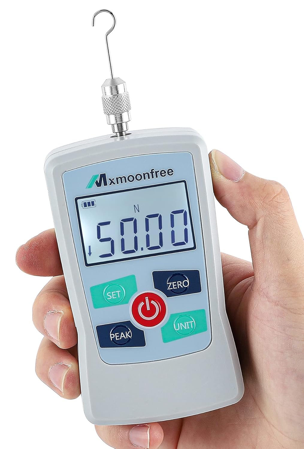 500N Digital Force Gauge Portable Force Meter with Storage Case W480791