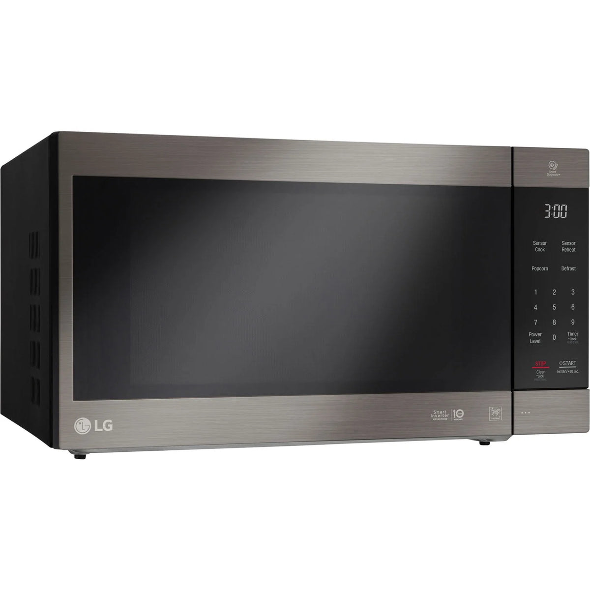 Black Stainless Steel Countertop Microwave V27307