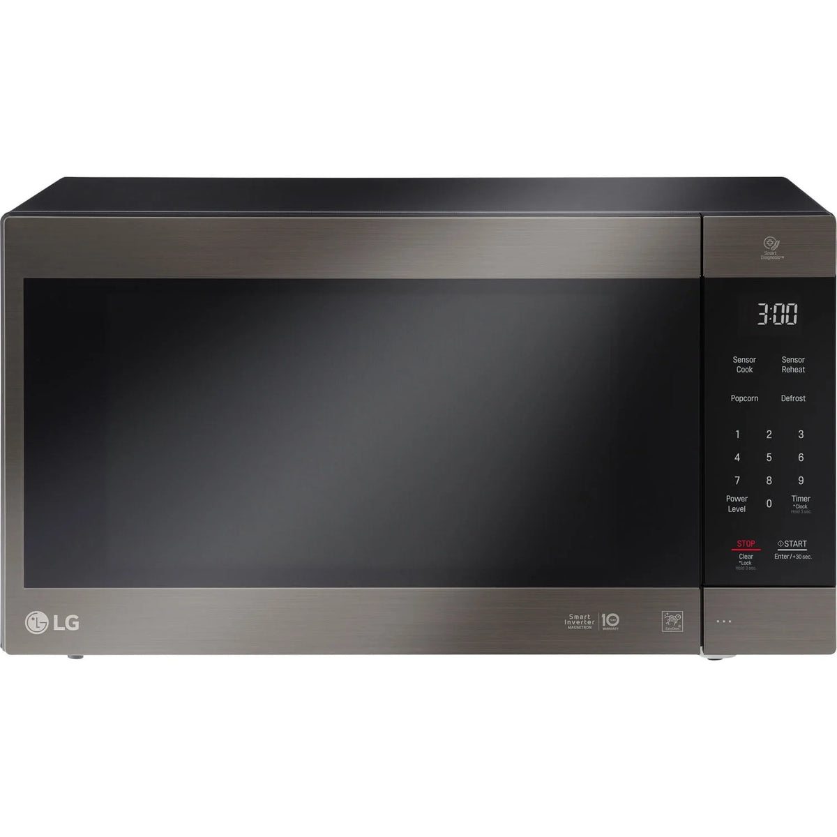 Black Stainless Steel Countertop Microwave V27307
