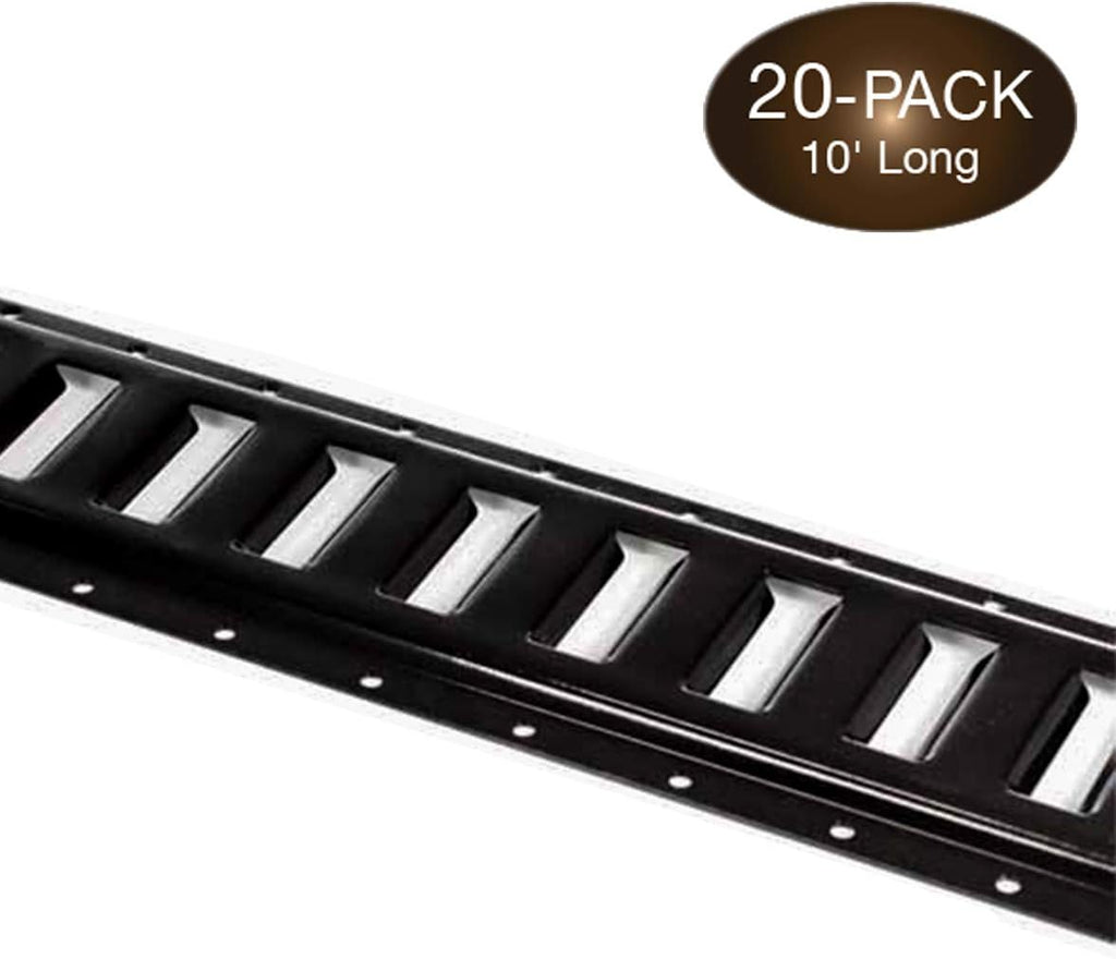 10-ft Powder-Coated Steel E Track Tie-Down Rail, Pack of 10 C2044