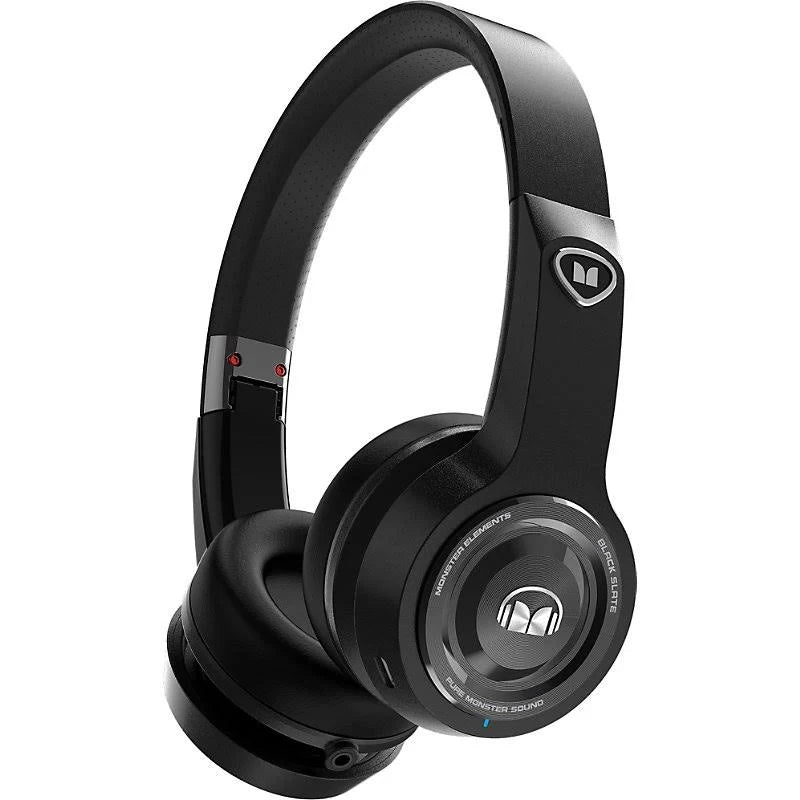 Black Slate On-Ear Wireless Bluetooth Headphones Y527