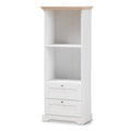 Oak White Two Tone Bookcase N1548