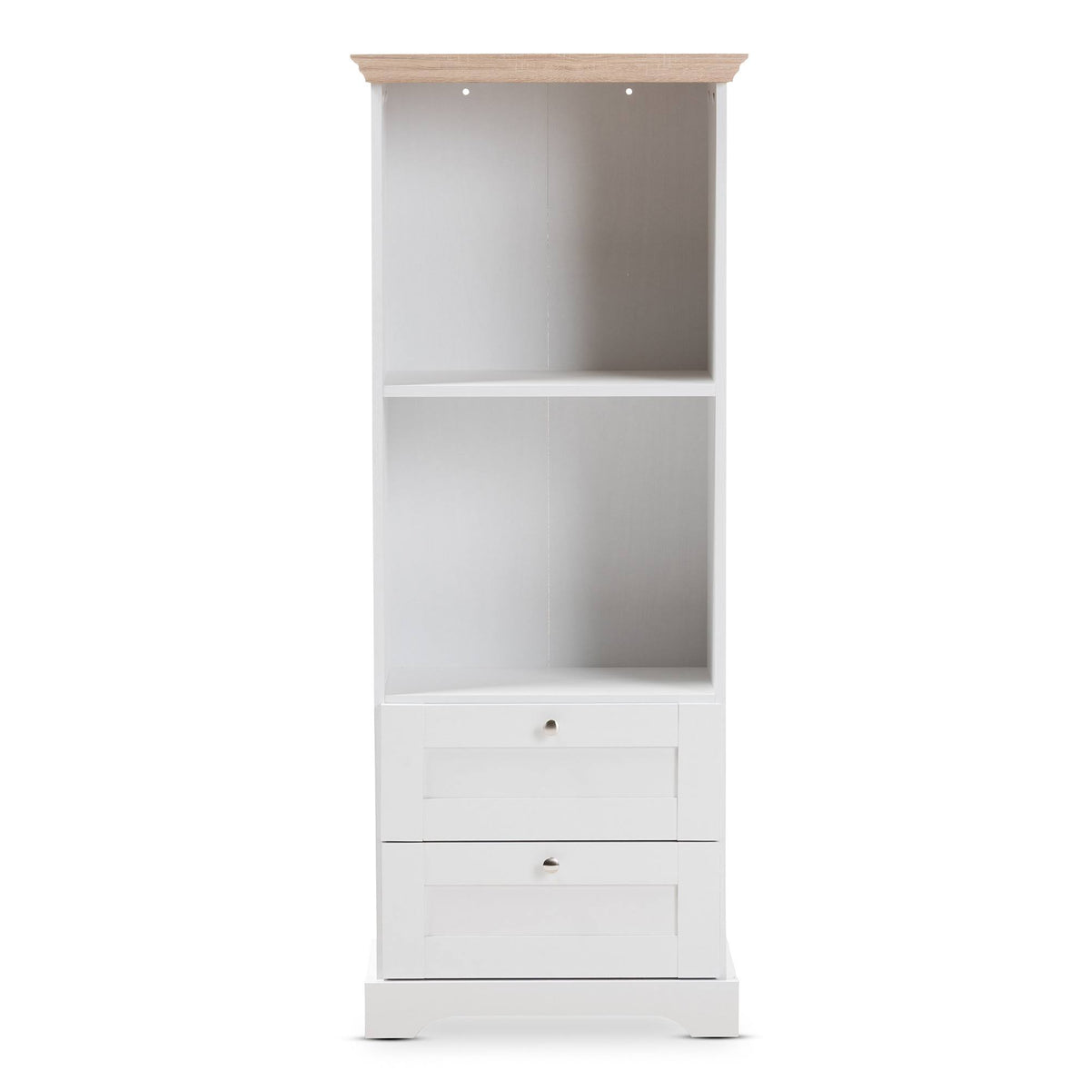 Oak White Two Tone Bookcase N1548