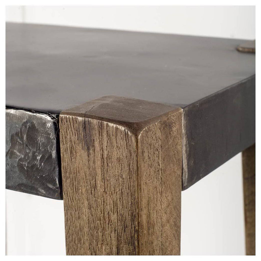 Brown Wood Stool U9909