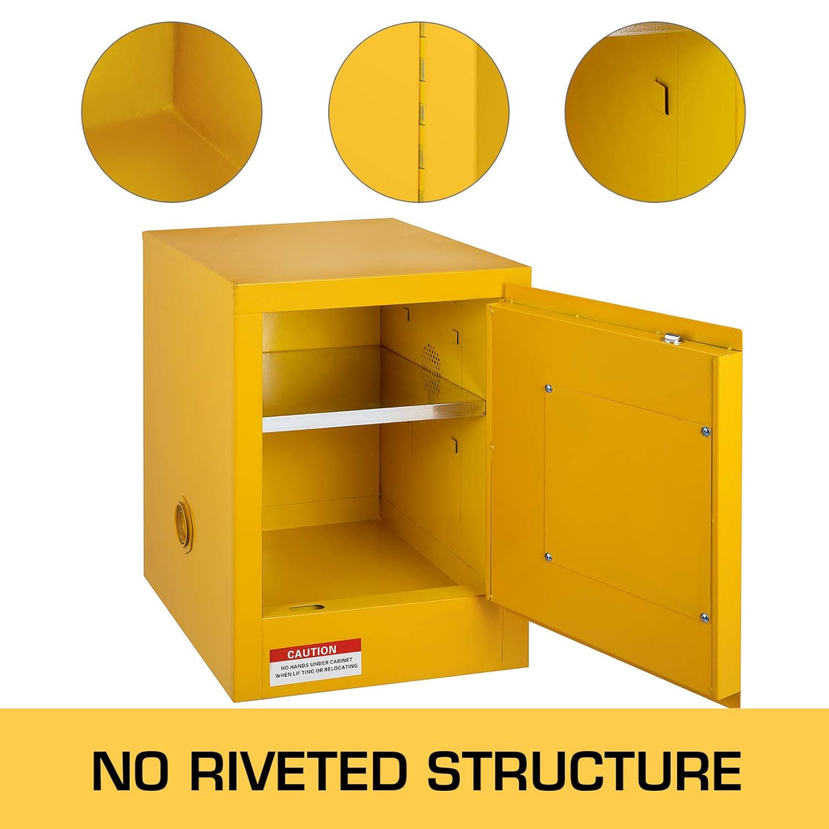 17 x 17 x 22 Galvanized Steel Flammable Storage Cabinet X718258
