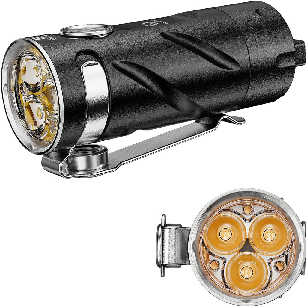 1200 lumens USB C Rechargeable LED Pocket Flashlight K664556