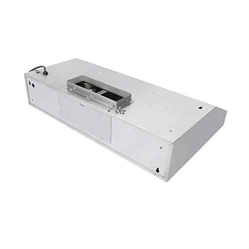 Rectangle Vent 6x22 High Stainless Steel Under Cabinet 4 Speeds 900CFM Range Hood with LED Lights E569
