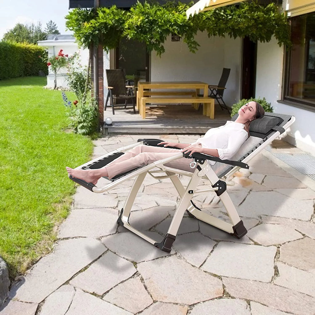 Folding Zero Gravity Reclining Lounge Chair J6282