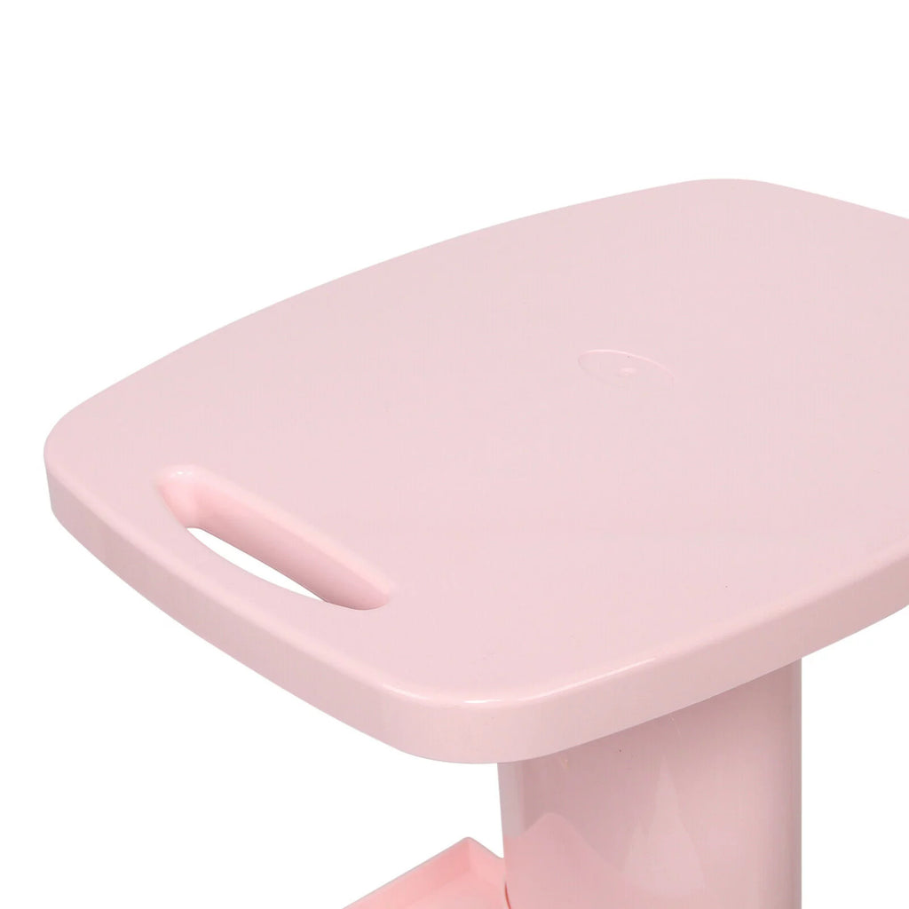 Pink Rolling Cart Beauty Salon Trolley U928565