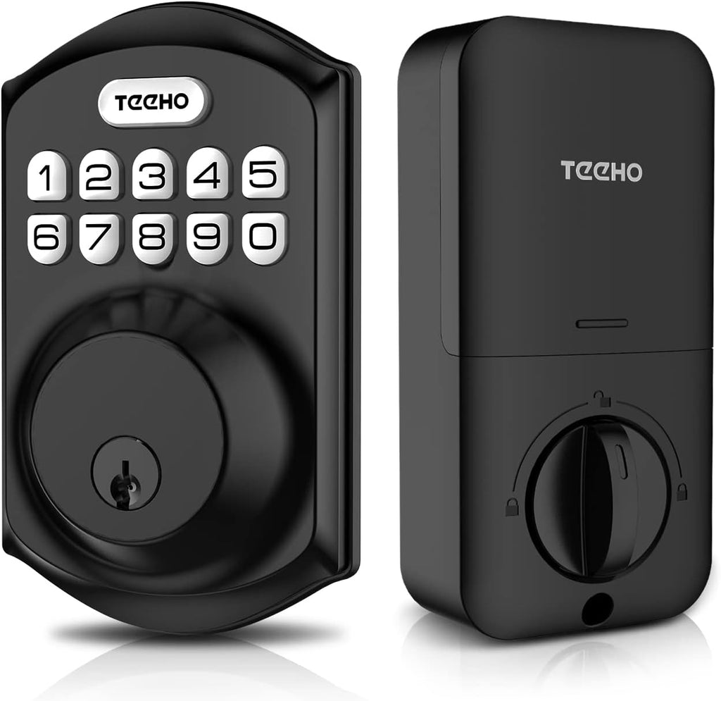 Oil-Rubbed Bronze Keyless Entry Deadbolt with Keypad, Pack of 2 L566