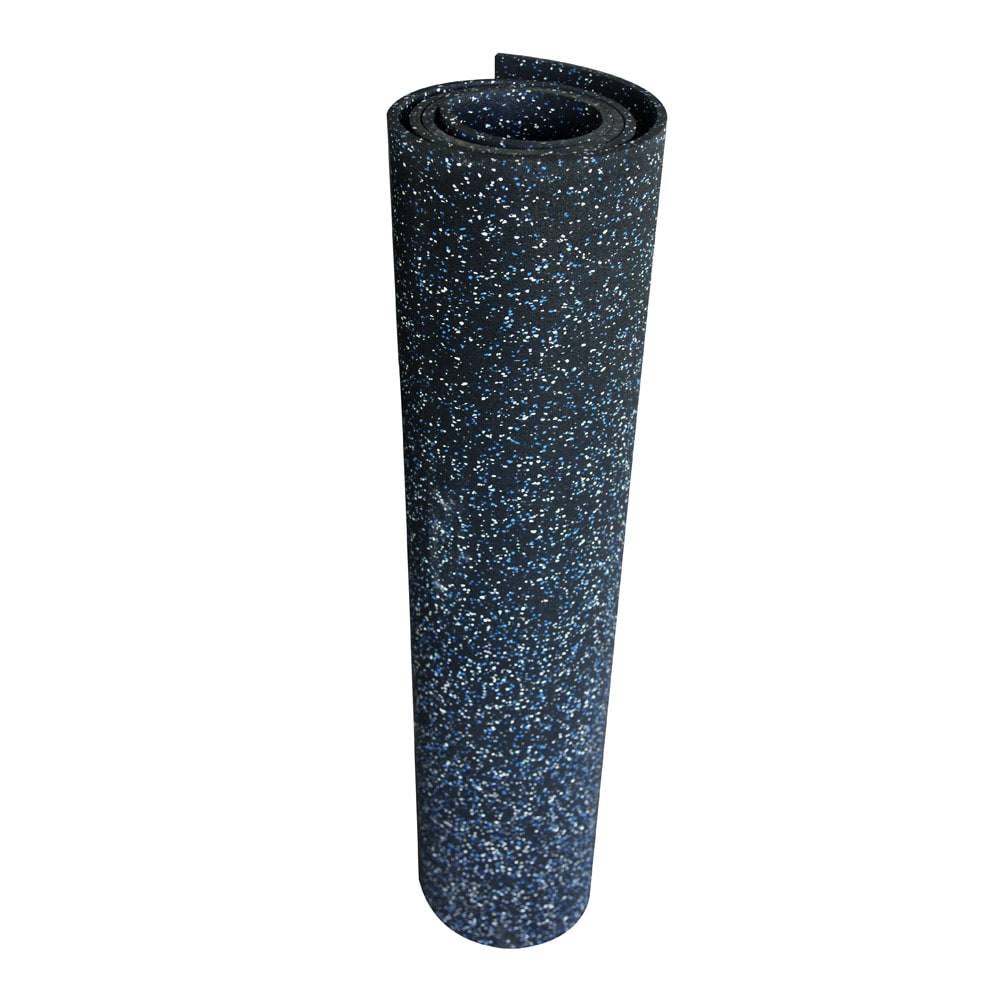 3/8 in. x 4 ft. x 5 ft. Blue Dot Rubber Flooring W83367