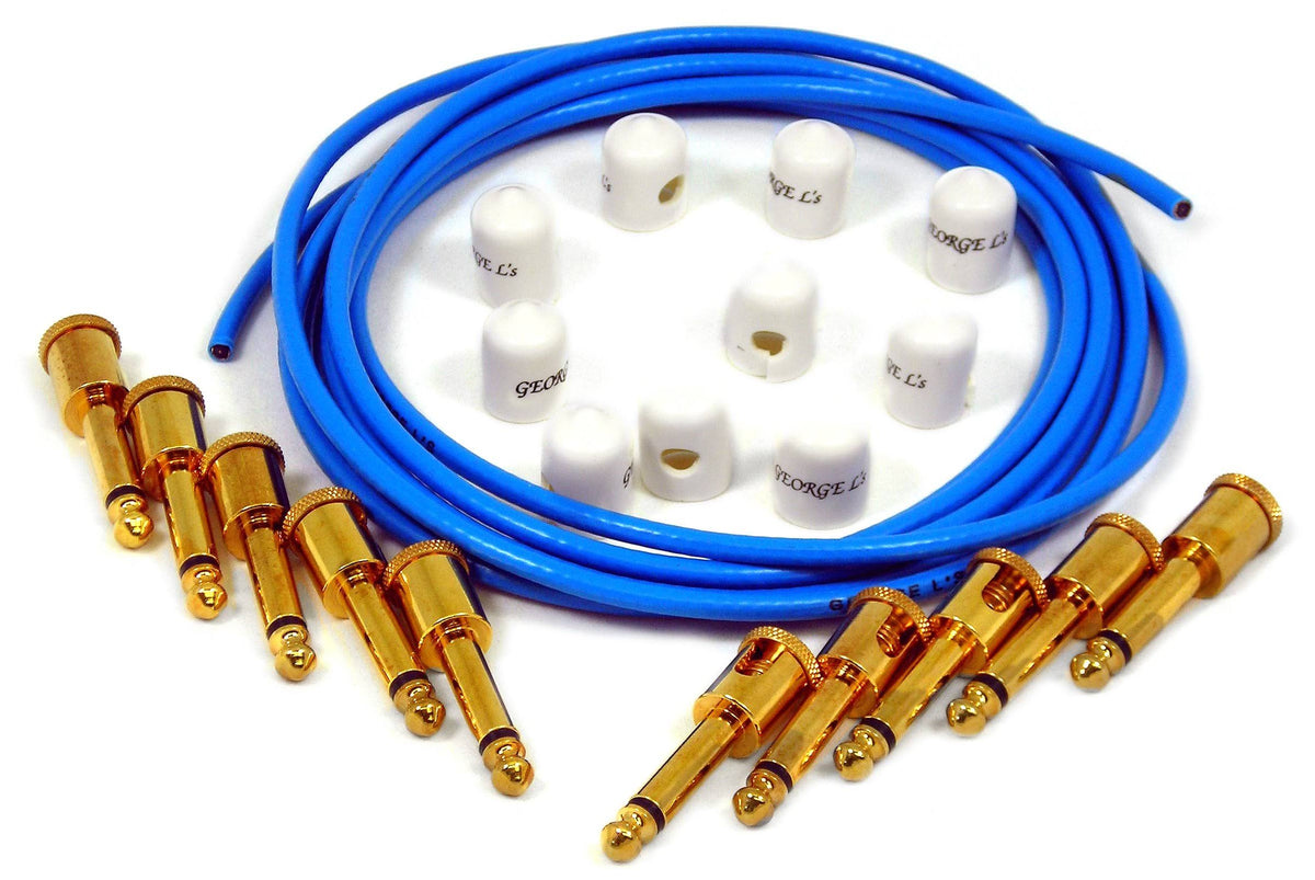 Effects Kit (Blue Cable, Gold Right Angle PLUGS) Q884