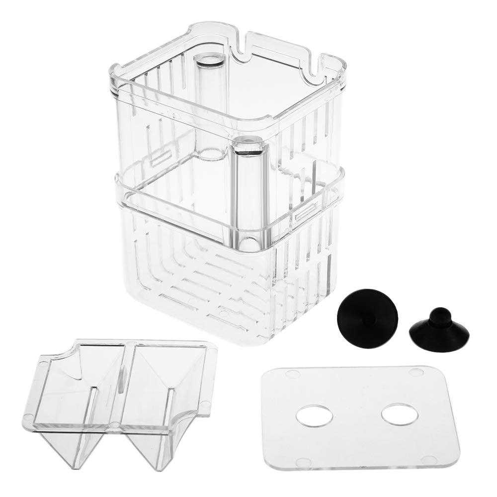 Aquarium Fish Breeder Box Plastic Isolation Hatching Incubator Box V2231