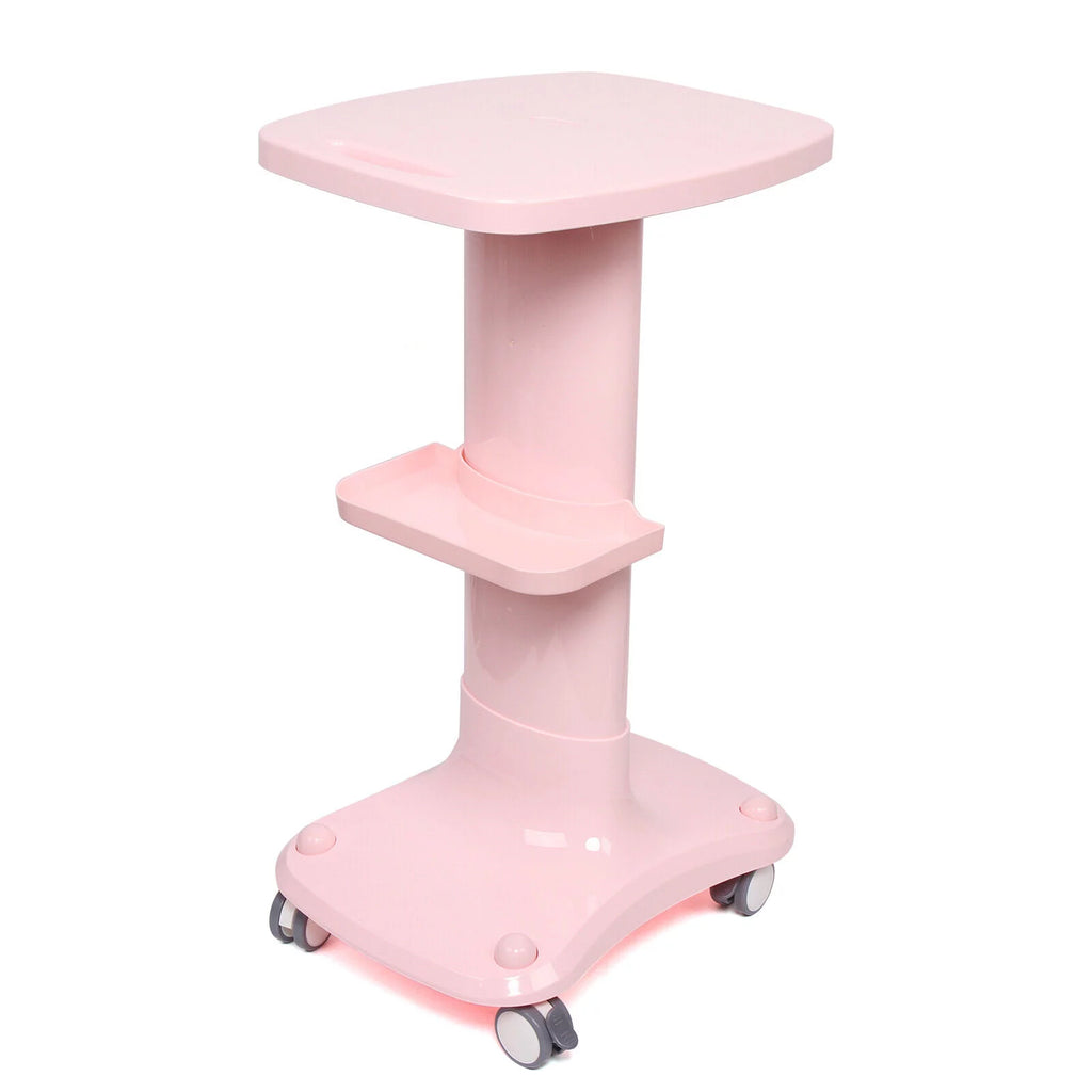 Pink Rolling Cart Beauty Salon Trolley U928565