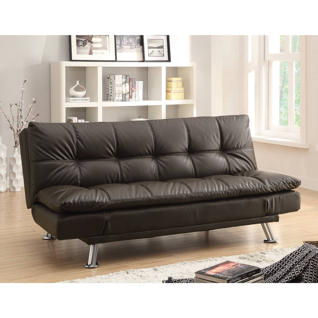 Brown Sofa Bed S9505