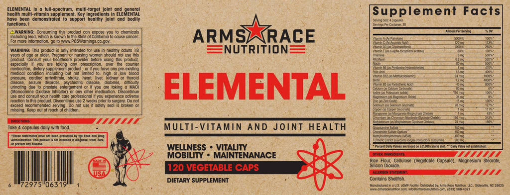 Multi Vitamin and Joint Health 120 Vegetable Capsules F705131