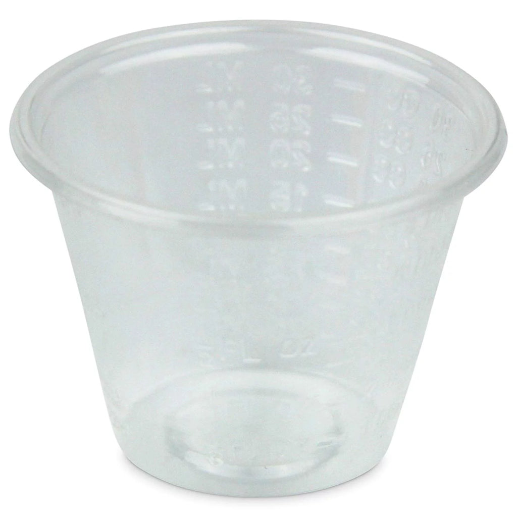 1 oz Disposable Polypropylene Medicine Cups, 1000 Cups M1076