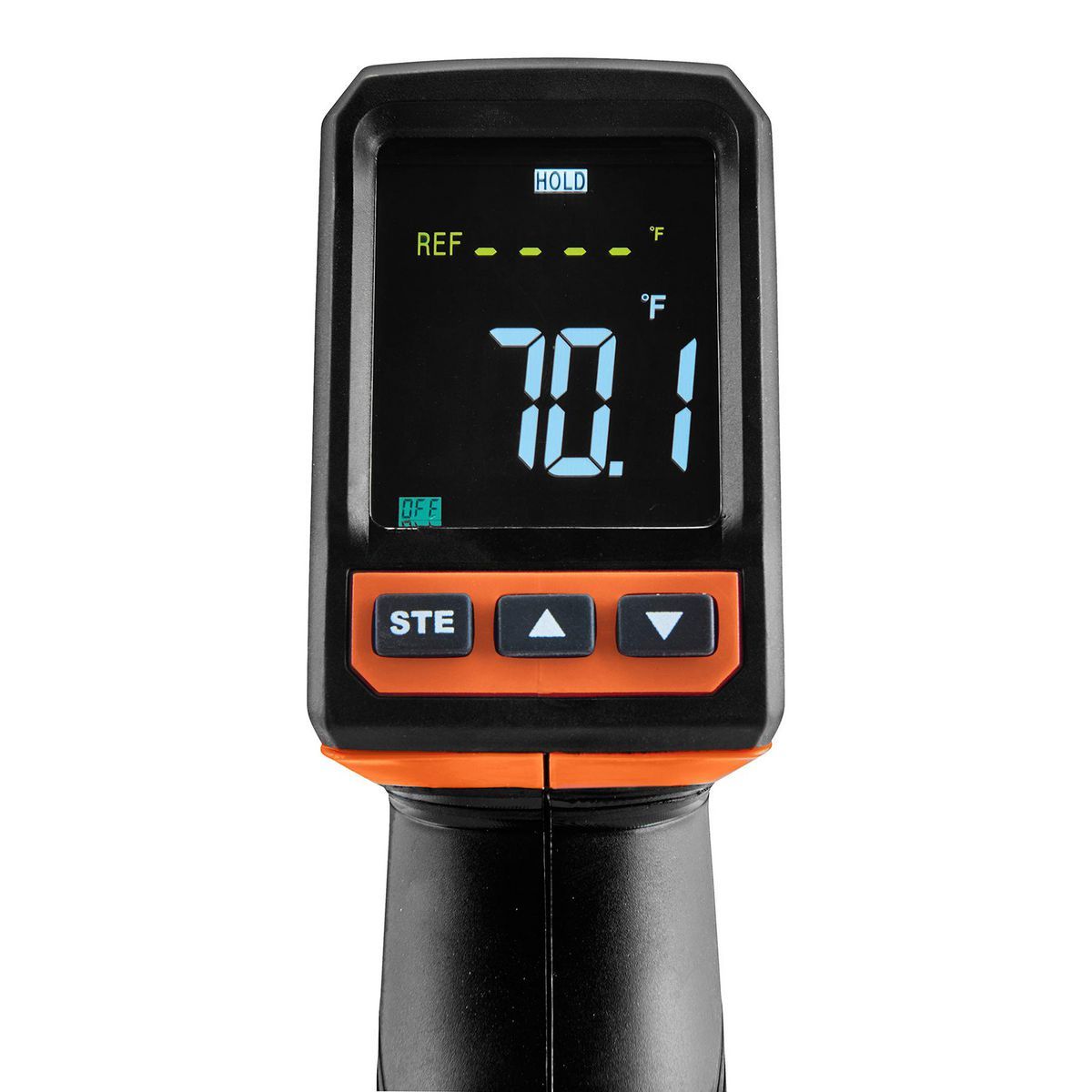 Infrared Laser Thermometer with Color Alarms G372355