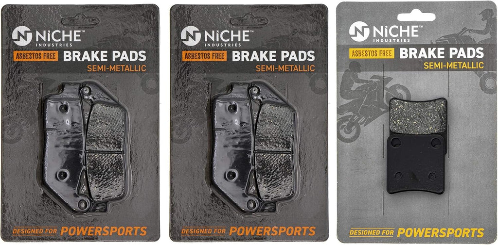 Brake and Parking Pad Set, Semi-Metallic, Pack of 2 C9711
