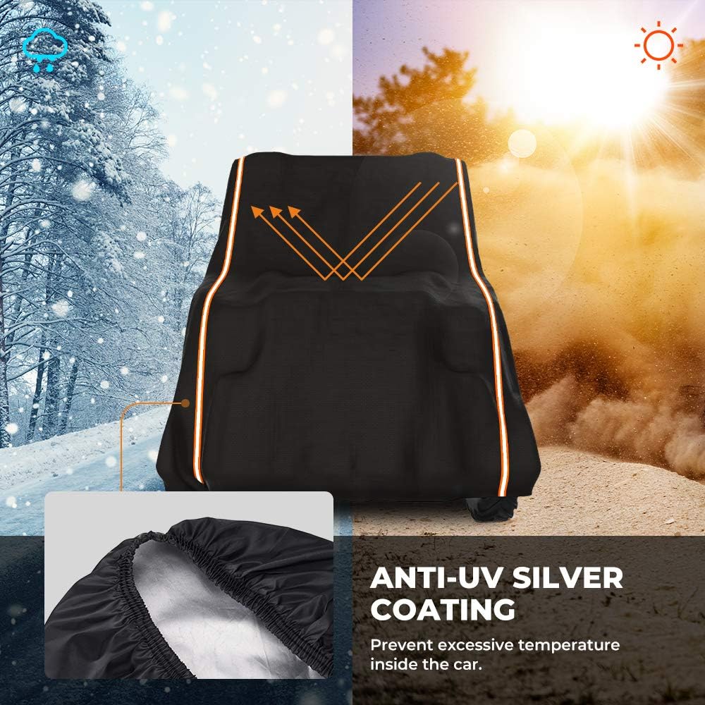 Waterproof UTV Covers Pack of 2 with Reflective Strip S123