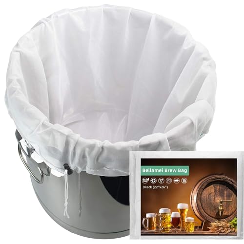 Extra Large Reusable 2 Pack 250 Micron Fine Mesh Brew Bags W928203