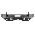 Textured Black Steel Stubby Front HD Bumper G717