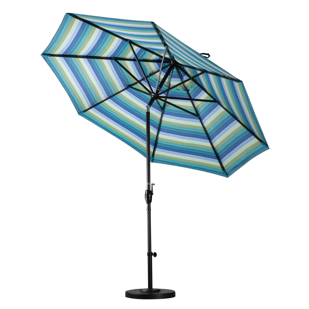 Red 7.5 ft Market Patio Umbrella with Push Tilt W38670