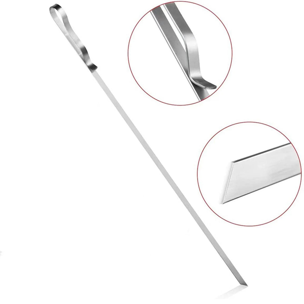 10 Pieces Barbecue Skewer Fork with Cloth Bag P72048