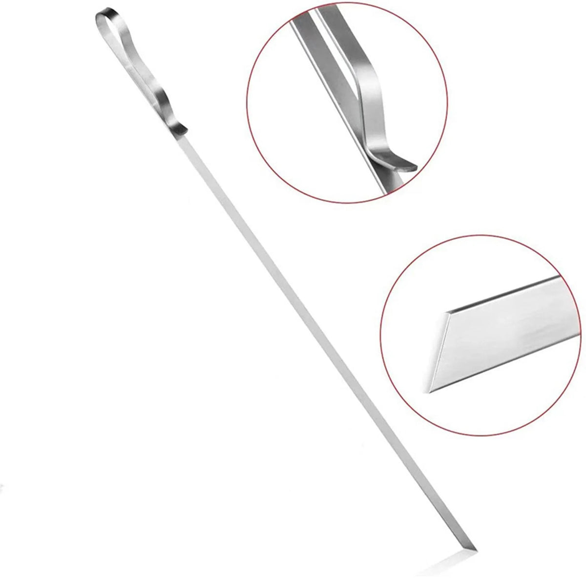 10 Pieces Barbecue Skewer Fork with Cloth Bag P72048