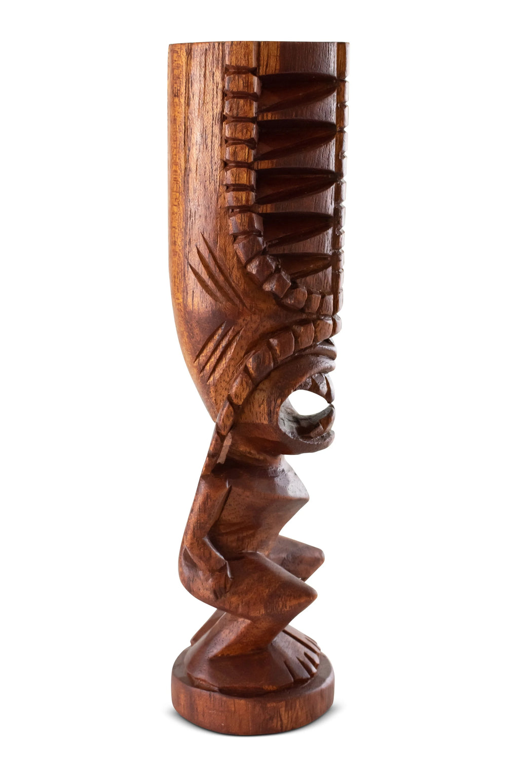 Handmade Wooden Tiki Statue Sculpture E187