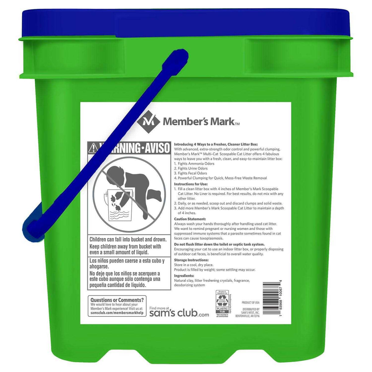Scented Scoopable Cat Litter J375