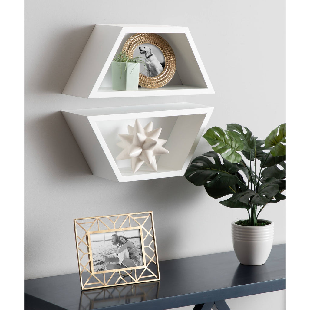 Black Wall Shelf Set of 2 K83037