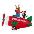 7 ft Pre-Lit LED Animated Airblown Christmas Inflatable N355