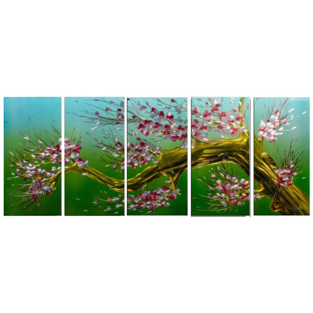5 Piece Metal Graphic Art Set P361