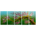5 Piece Metal Graphic Art Set P361