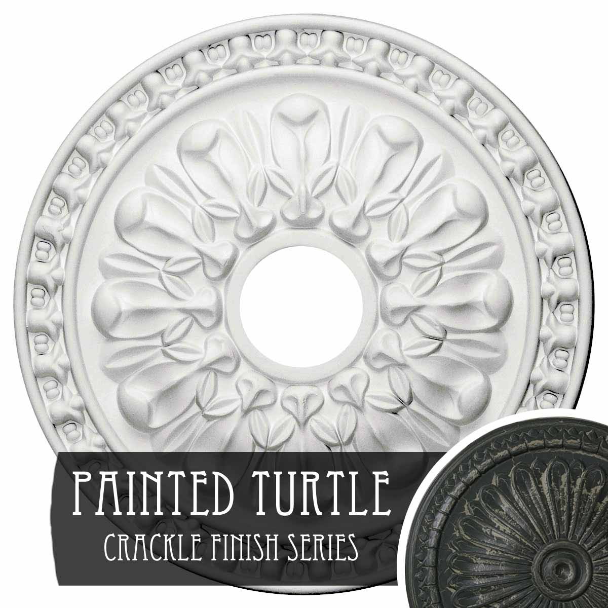 18x22OD x 3 1/2x22ID x 1 3/8x22P Ceiling Medallion V237835