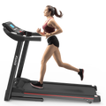 Foldable Treadmill 5 LCD Screen 250 lb Capacity with Bluetooth Z104854