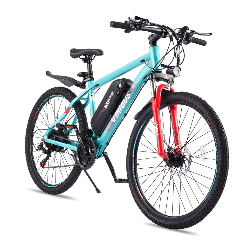 Electric Bike 26" Commuter Mountain Bike Disc Brakes 350W Motor 48V 10.4Ah Lithium A667