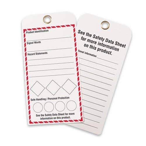 GHS Style Tags (Pack of 25) L28151