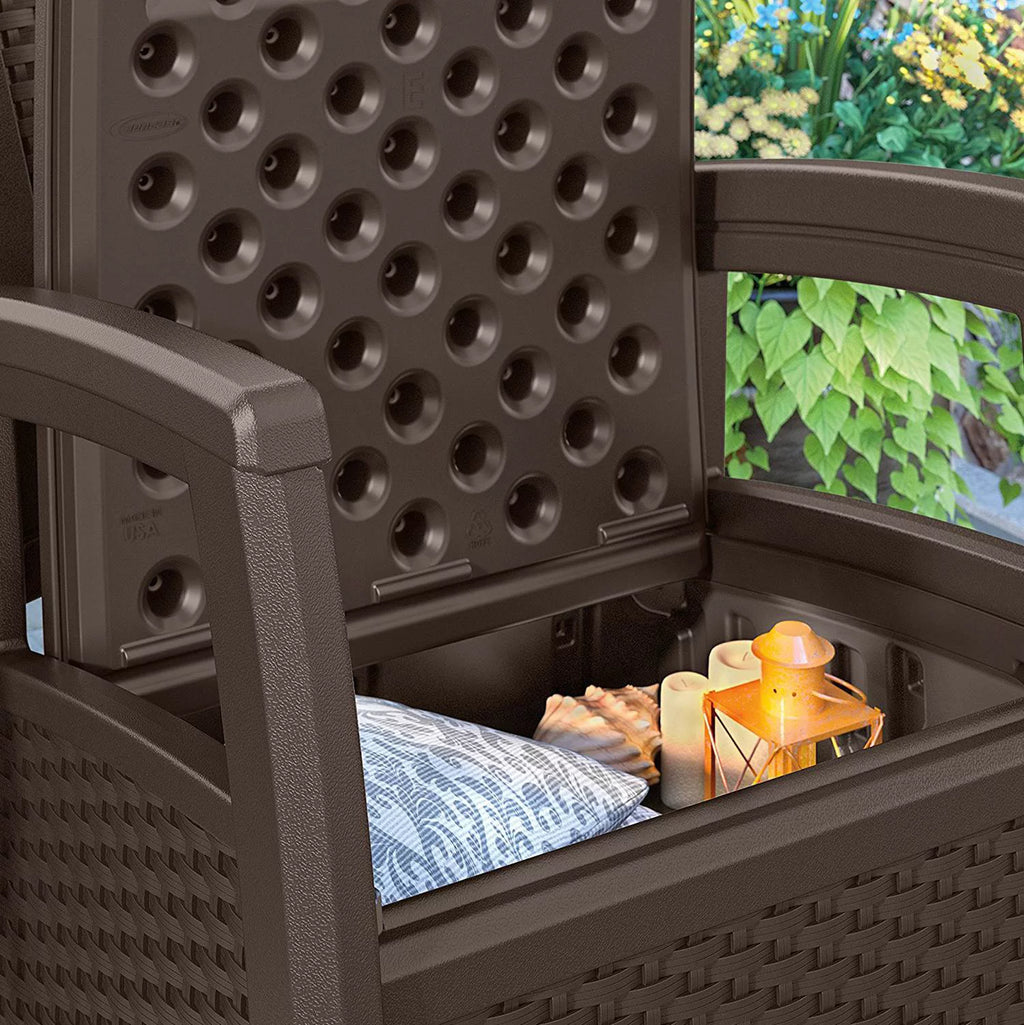 Resin Club Chair with Storage A291127