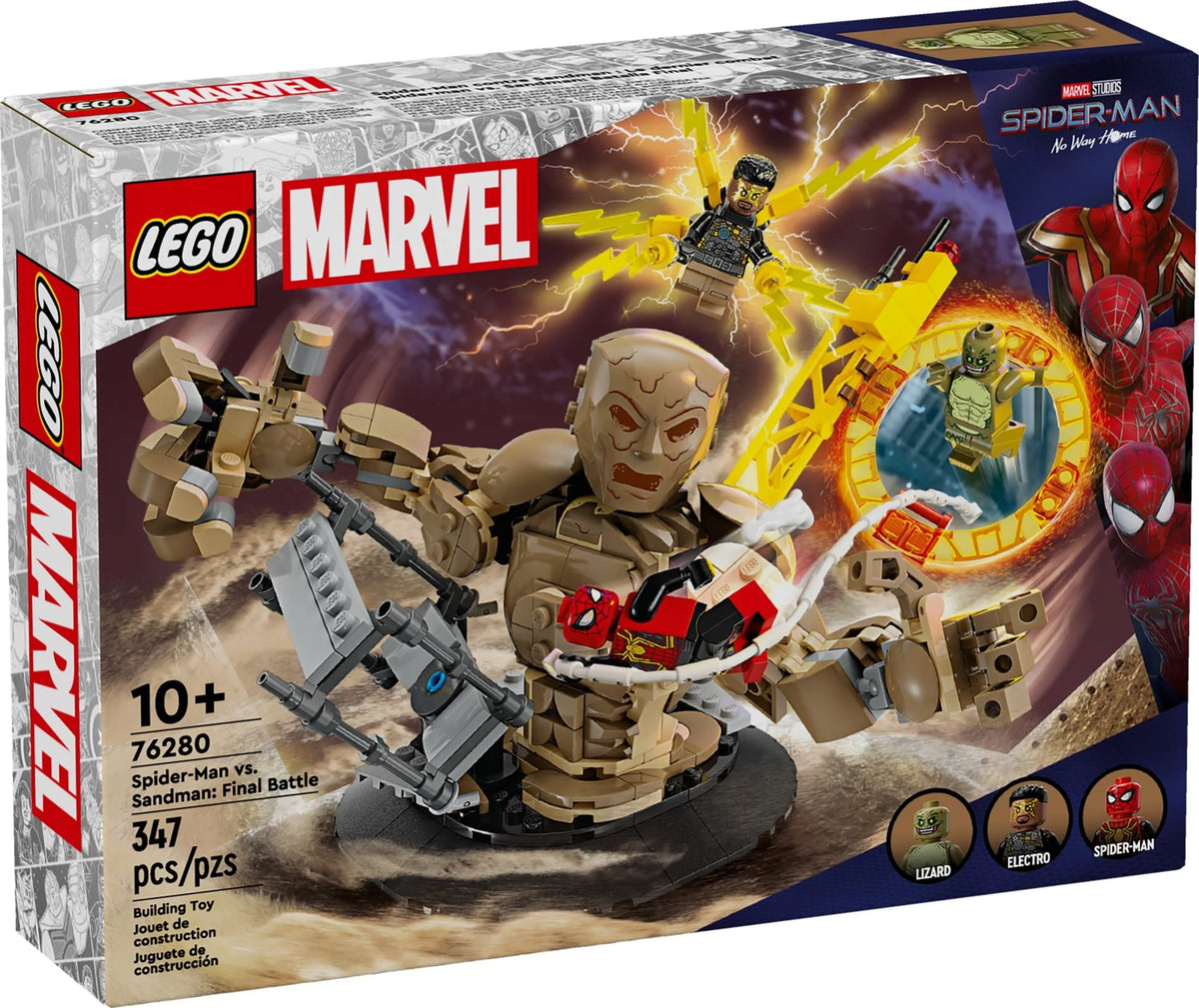 Spider-Man vs. Sandman Building Toy Set with Figure Z11509